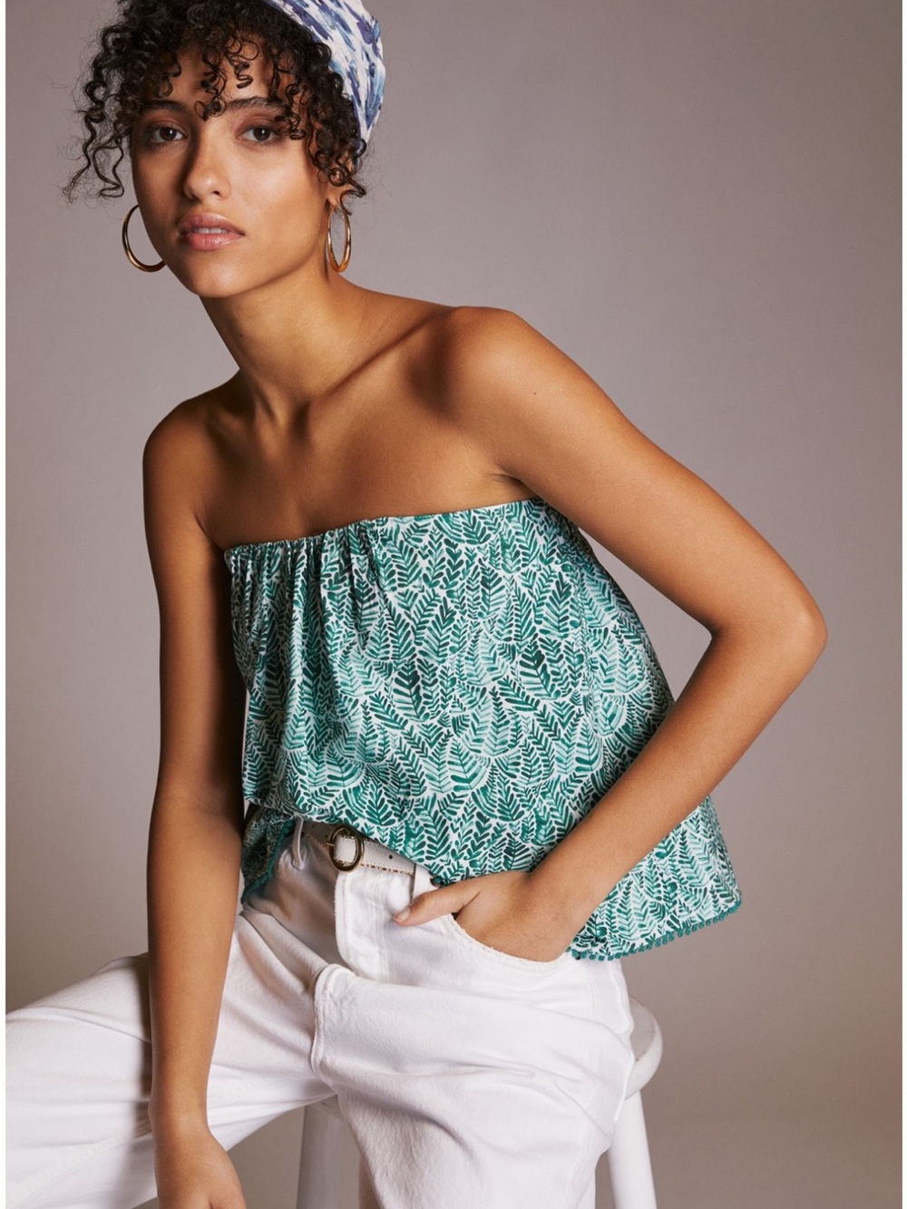 Cecilia Pettersson Palm Swing Tube Top